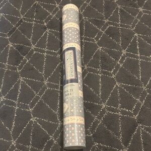 Blue and White Heart Wallpaper Roll 33ft x 201/2”